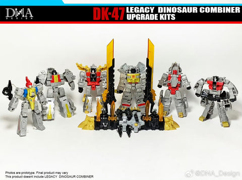 【Pre-Order】DNA Design DK-47 DK47 Upgrade Kits for Legacy Dinosaur Combiner / Volcanicus