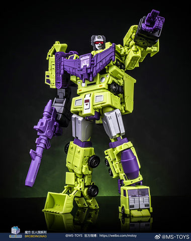 Magic Square MS Toys Constructor Devastator MS-B37A/38A MS-B39A/40A MS-B41A/B42ACombiner 3 sets Combo Repainted Version 25cm / 9.85"