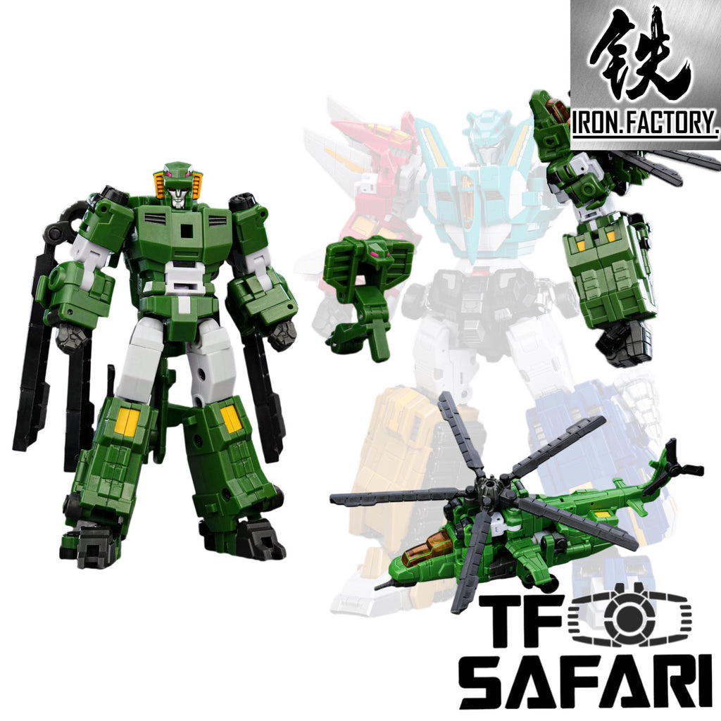 【Pre-Order】Iron Factory IF EX-71 EX71 Fang of Botis, Vineakaiser (IDW Death Cobra, Breastforce Liokaiser Combiner) 10cm / 4"