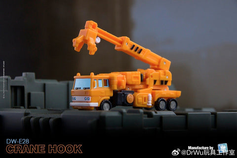 Dr.Wu & Mechanic Studio Extreme Warfare 4 Sets DW-E25 Crane Hook / E26 Black Mirror / E27 Microscope / E28 Grapple Hook (Grapple / Magnificus / Perceptor / Hauler) fit to Earthrise Titan Class 2 in 1 set 4.5cm