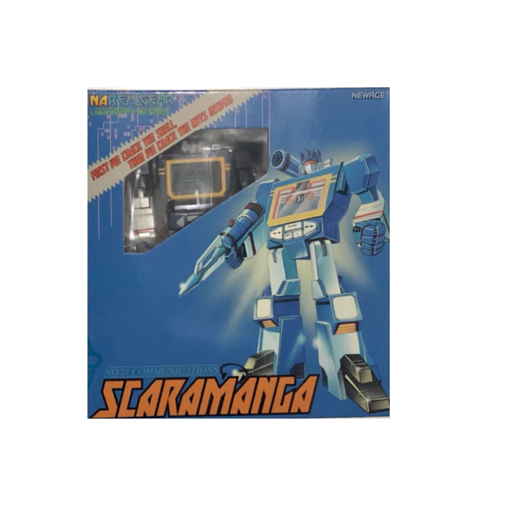 NA NewAge H21 H-21 Scaramanga ( Soundwave ) 4 in 1 pack New Age 9cm / 3.5"