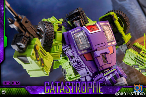 01-Studio 01S03A 01S-03A Catastrophe Desolator Combiner (Scrapper Devastator Combiner) 26cm / 10.3"