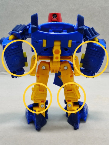 Superman Studio SPS13B SPS13B Upgrade Kit (Gap Fillers) for WFC Legacy United G2 Blue Cosmos Upgrade Kit