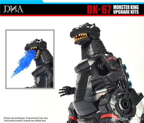 【Pre-Order】DNA Design DK-67 DK67 Upgrade Kits for Monster King (Megatron Type Godzilla Synergenex)
