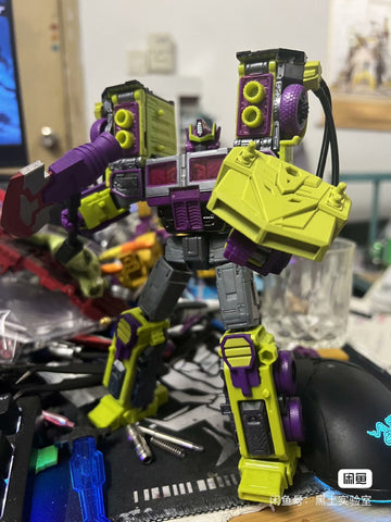 Black Soil Lab BS-02 BS02 Upgrade Kit for Generations Legacy Evolution G2 Universe Laser Prime / Scourge (Black Convoy) / Toxitron Upgrade Kit