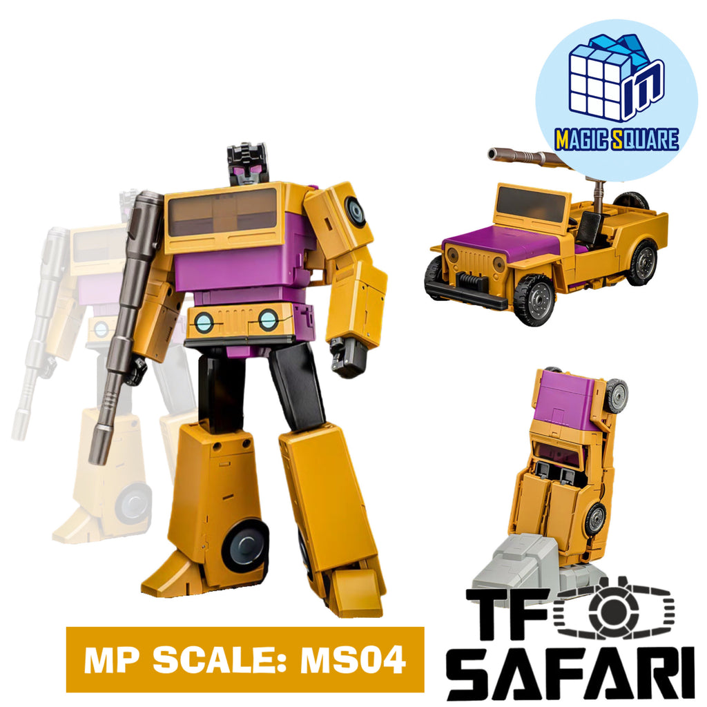 Magic Square MS-Toys MS-04 MS04 Munitioner Lord of War Combiner ( Swindler, Bruticus Combiner ) MP Size