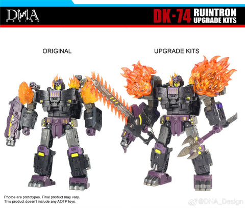 【Pre-Order】DNA Design DK-74 DK74 Ruintron Upgrade Kits  for Age of the Primes AoP Megatronus The Fallen