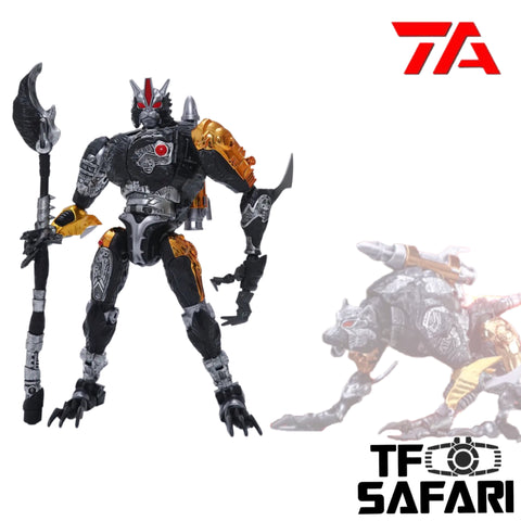 Transart TA BWM-09B BWM09B Black Panther Cheetor (BW Beast Transmetal Ravage) 22cm / 8.7"