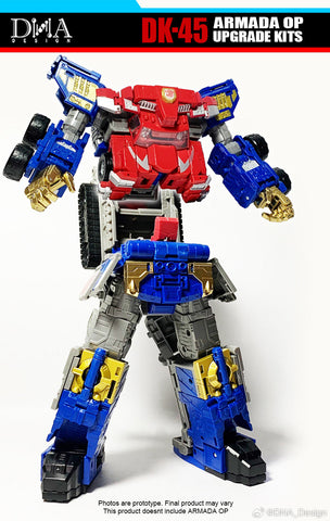 【Pre-Order】DNA Design DK-45 DK45 Upgrade Kits for Legacy Evolution Armada Universe Optimus Prime