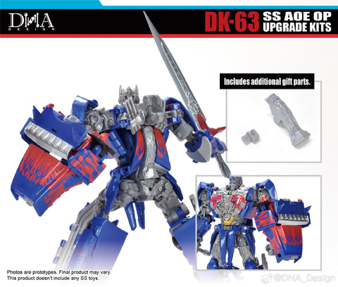 【Pre-Order】DNA Design DK-63 DK63 Upgrade Kits for SS Aoe OP (Studio Series Age of Extinction Optimus Prime)