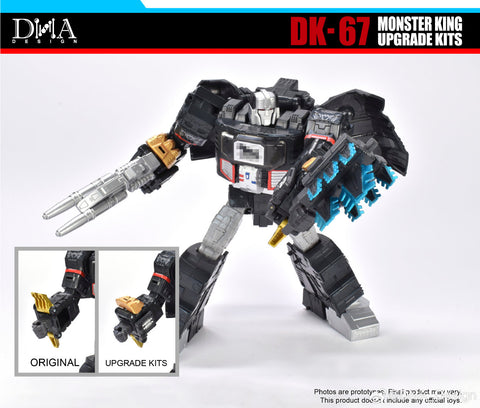 【Pre-Order】DNA Design DK-67 DK67 Upgrade Kits for Monster King (Megatron Type Godzilla Synergenex)