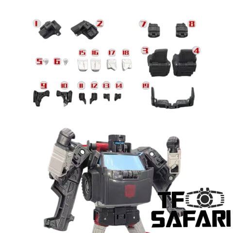 Go Better Studio GX-72U GX72U Upgrade Kit / Gap fillers for Legacy United Trailbreaker Upgrade Kit