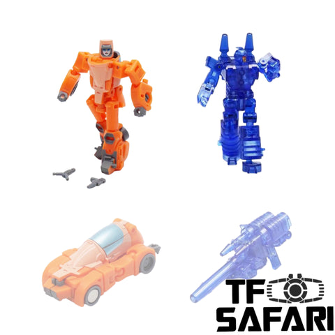 4th Party MHZ Toys Wheelie / Nightstick (Transparent Blue Version) 2 in 1 Loose pack