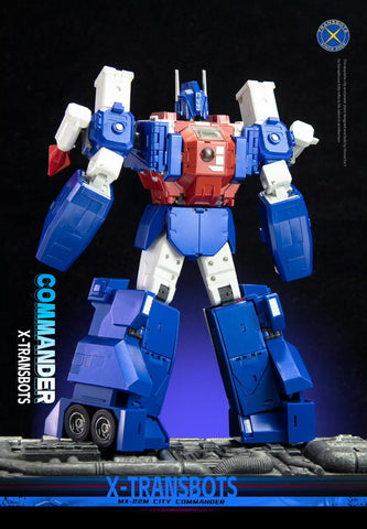 XTransbots MX-22M MX-XXIIM MX22M Commander Stack ( Ultra Magnus )  Metallic Painting Version X-transbots 27cm / 10.7"