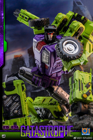 01-Studio 01S03A 01S-03A Catastrophe Desolator Combiner (Scrapper Devastator Combiner) 26cm / 10.3"