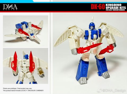 DNA Design DK-60 DK60 Upgrade Kits for Kingdino Combiner (United Dinobot Dinoking Multipack)