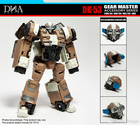 DNA Design DK-53 DK53 Upgrade Kits for Studio Series SS-100 Bumblebee & SS-105 Mirage & SS-108 Wheeljack
