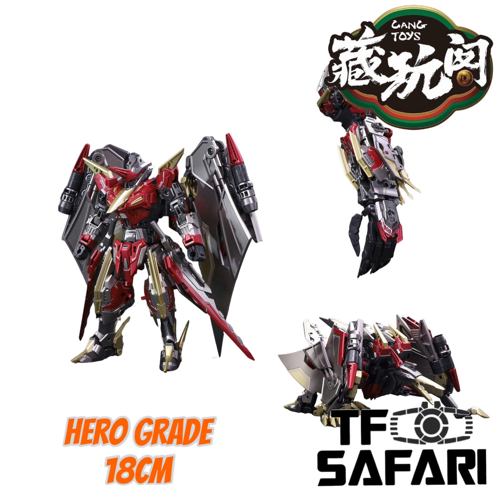 【Pre-Order】Cang Toys Cang-Toys TA-HYL002 TAHYL002 Pterhowl (Swoop, Volcanicus) Dinobot Combiner Hero Class 18cm / 7"