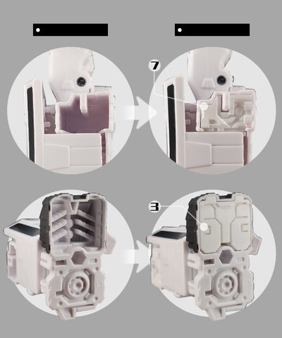 Go Better Studio GX-04R / GX-04W / GX-04C / GX-04AT Gap Fillers for WFC Siege Ironhide / Ratchet / Crosshairs / Legacy Autotrooper Upgrade Kit