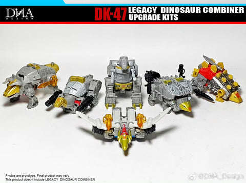 【Pre-Order】DNA Design DK-47 DK47 Upgrade Kits for Legacy Dinosaur Combiner / Volcanicus