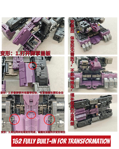 Superman Studio SPS55 SPS-55 Gap fillers for Age of the Primes AotP Megatronus The Fallen Upgrade Kit