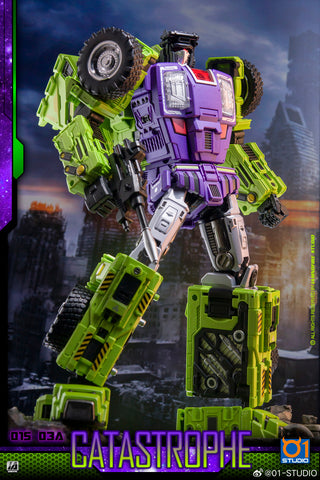 01-Studio 01S03A 01S-03A Catastrophe Desolator Combiner (Scrapper Devastator Combiner) 26cm / 10.3"