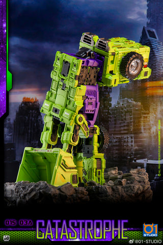 01-Studio 01S03A 01S-03A Catastrophe Desolator Combiner (Scrapper Devastator Combiner) 26cm / 10.3"
