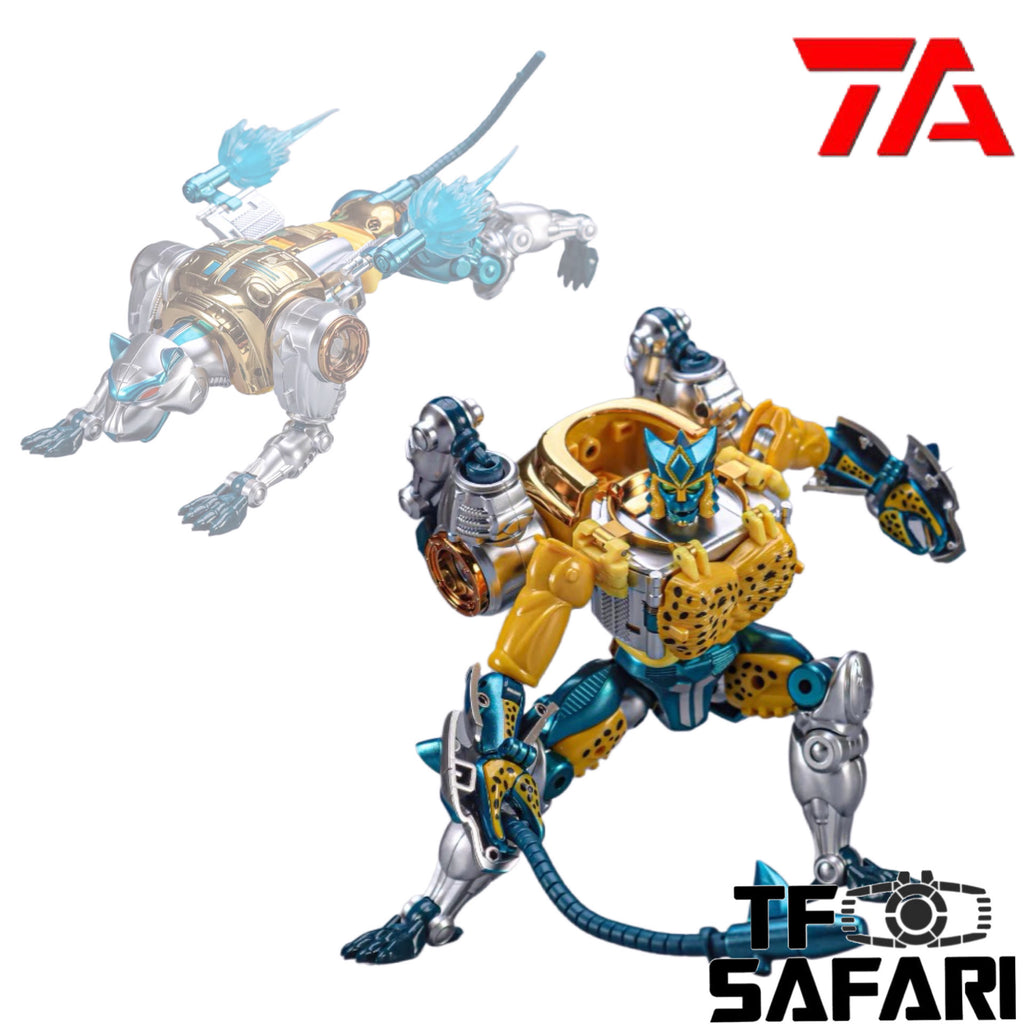 Transart TA BWM-03 BWM03 BWM-03M Metal Leopard Commander (BW Beast Wars Transmetal Cheetor ) Metallic Version 18cm / 7"