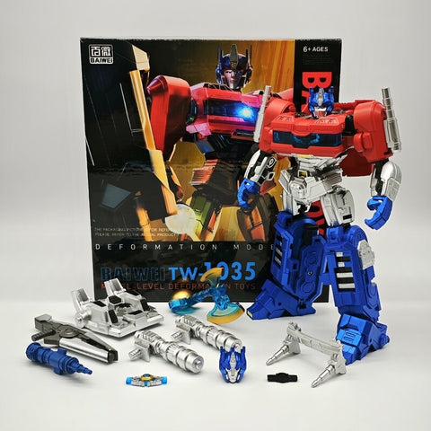 4th party BW BAIWEI TW1035 TW-1035 Oversized KO Studio Series One 112 Optimus Prime 18cm / 7"
