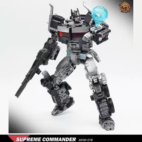 4th Party MHZ Toys MHM01B MHM-01B Supreme Commander (Oversized Studio Series 102 SS102 RotB OP)Dark Version 20cm / 8"