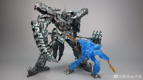 4th party BW BAIWEI TW1101 TW-1101 KO Studio Series SS-07 SS07 Grimlock with OP (Blue Transparent Version)34cm / 13.5"