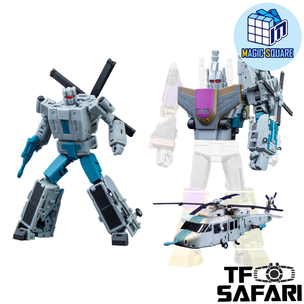 Magic Square MS-Toys MS-B54 MSB54 Tornado Not Vortex Not Bruticus Combiner G1 Version 11cm / 4.3"