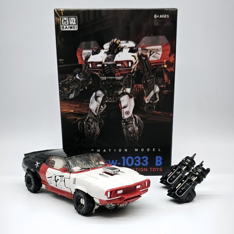 4th party BW BAIWEI TW1033B TW-1033B Oversized KO Studio Series SS46 SS-46 Blue Soldier Dropkick White Version 15.5cm / 6.1"