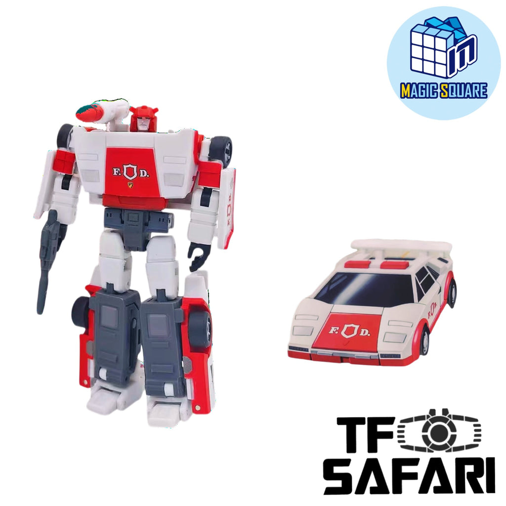 Magic Square MS-Toys MS-B08A MSB08A The Flame Patrol (Red Alert) Repaint 2025 Version 9.5 cm/ 3.8"