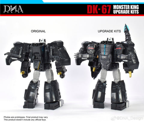 【Pre-Order】DNA Design DK-67 DK67 Upgrade Kits for Monster King (Megatron Type Godzilla Synergenex)