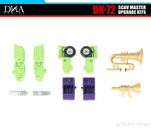 【Pre-Order】DNA Design DK-72 DK72 Upgrade Kits Scav Master for Studio Series 86 SS86 Devastator Scavanger & Mixmaster