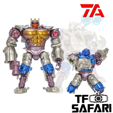 【Incoming】Transart TA BWM-02 BWM02 Skateboard Gorilla (BW Beast Wars Transmetal Optimus Primal ) Refined Painted Version 21.5cm / 8.5"