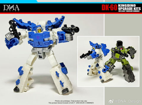 DNA Design DK-60 DK60 Upgrade Kits for Kingdino Combiner (United Dinobot Dinoking Multipack)