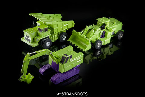 XTransbots MX-44 MX44 Gravedigger (Scavenger, Devastator Combiner)  X-transbots 22cm / 8.7"