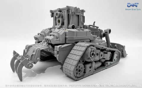 Dream Star Toys  DST02-004 DST02004 Pushing Machine Warrior ( Bonecrusher, Constructicon, Devastator Combiner) DreamStarToys Metallic Version 24.5 cm / 9.6"