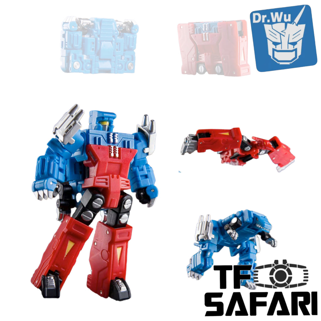 Dr.Wu DW-E55 Impact Wave / Supersonic and Explosion (Dairu and Zauru, 2 in 1 Mini-Cassette Warriors ) for WFC Siege Soundwave / Blaster Dr Wu