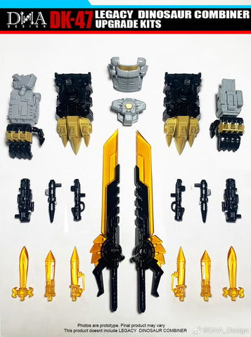 【Pre-Order】DNA Design DK-47 DK47 Upgrade Kits for Legacy Dinosaur Combiner / Volcanicus