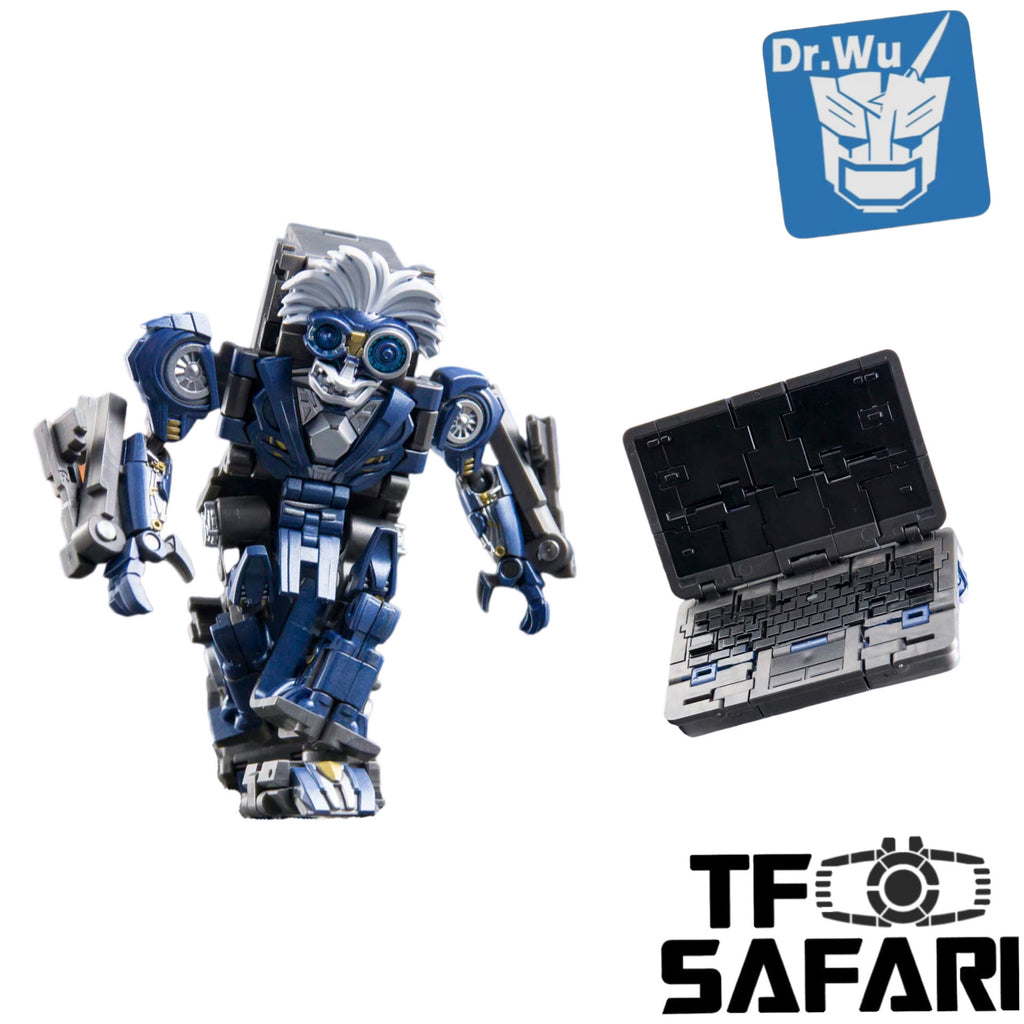 Dr.Wu & Mechanic Studio Movie Collector MC04B MC-04B Einstein ( Brains Legends Class fit to SS series) Dr Wu Black Version 8cm / 3.15"