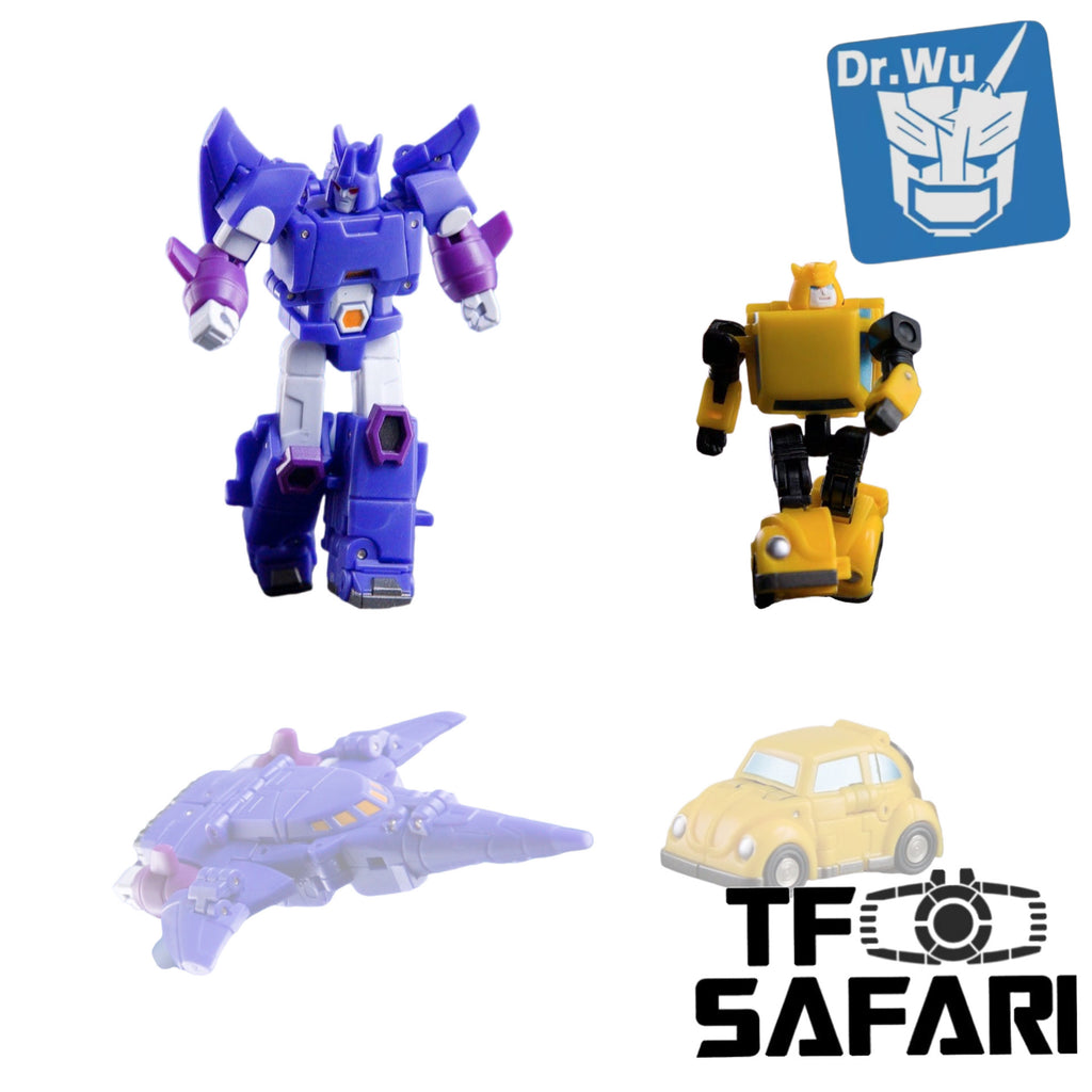 Dr.Wu & Mechanic Studio Extreme Warfare DW-E35 Wingman (Cyclonus) / DW-E34 Wasp (Bumblebee) 2 in 1 set 4.5cm