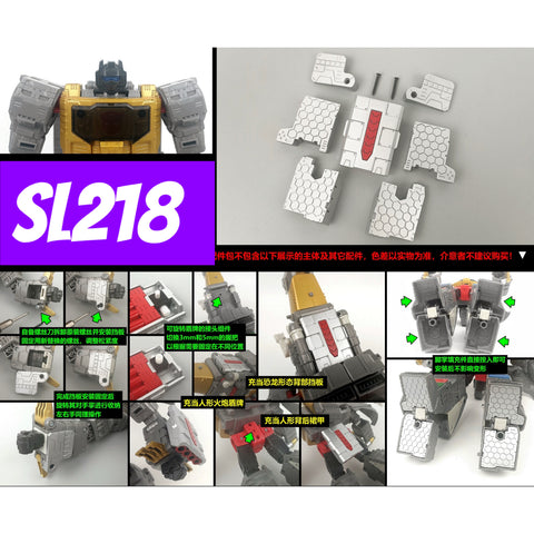 Shockwave Lab SL-218 SL218 Gap Fillers for Studio Seris 86 SS86 Grimlock Upgrade Kit