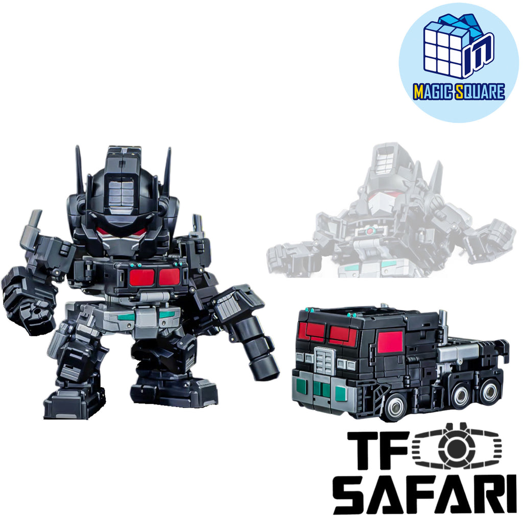 Magic Square MS-Toys Mukudo MS-G04B MSG04B Truck Boy (Nemesis Prime Version) Black Version 10cm / 4"