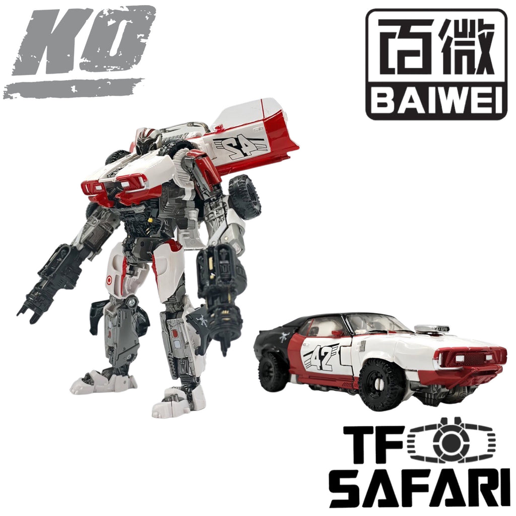 4th party BW BAIWEI TW1033B TW-1033B Oversized KO Studio Series SS46 SS-46 Blue Soldier Dropkick White Version 15.5cm / 6.1"