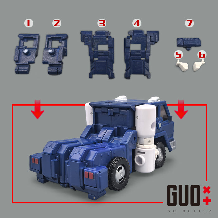 Go Better Studio GX-23B GX23B Gap Fillers for WFC Kingdom Pipes / Huffer Upgrade Kit