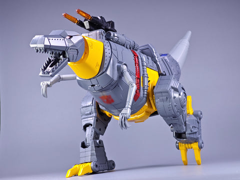 【Incoming】4th Party NB No Brand MP-08AB MP08AB Oversized KO King Grimlock Reximus Prime Animated Color Version ( with solid-neck / chest ) 32cm / 12.6"