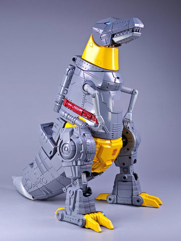 【Incoming】4th Party NB No Brand MP-08AB MP08AB Oversized KO King Grimlock Reximus Prime Animated Color Version ( with solid-neck / chest ) 32cm / 12.6"